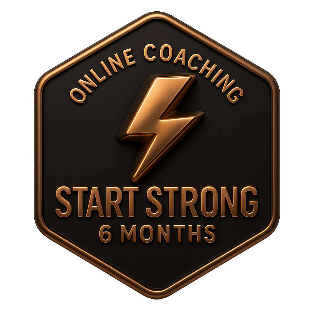 ONLINE COACHING  - 6 MESAČNÝ PROGRAM - START STRONG